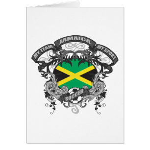 Fotboll Jamaica Hälsningskort