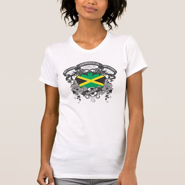 Fotboll Jamaica T Shirt (Framsida)