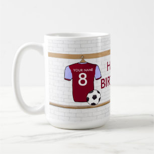 Fotboll Jersey för fotboll för Kaffemugg