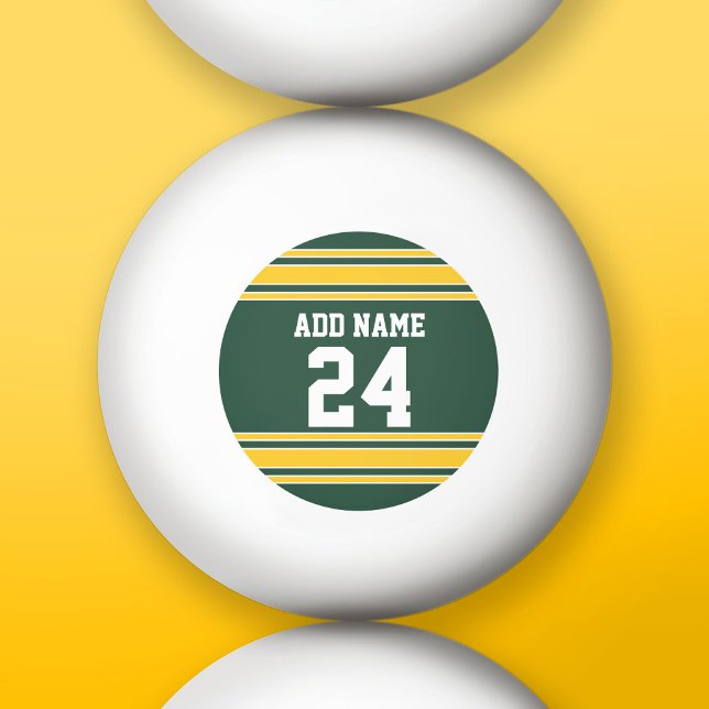 Fotboll Jersey med eget namn Pingisboll (Custom Ping Pong Balls)