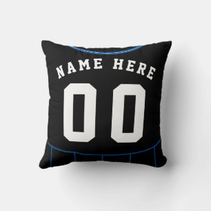 Fotboll Jersey Namn Nummermall Kudde