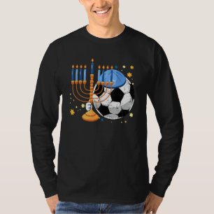 Fotboll judisk Menorah Hanukkah Chanukah Sport T Shirt