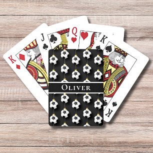 Fotboll jul Dekoration Namn i Helgdag Casinokort
