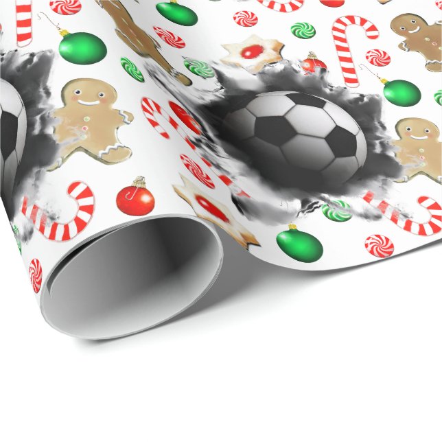 Fotboll Jul Presenpapper Presentpapper (Rullad Hörn)