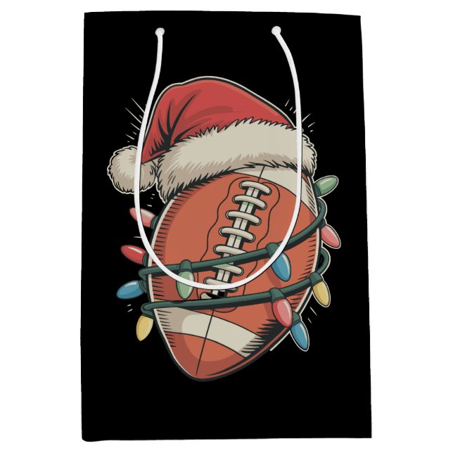Fotboll jul Santa Hat Helgdag Sports (Framsidan)