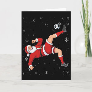 Fotboll jul tomte cykelspark jul pojkar män kort
