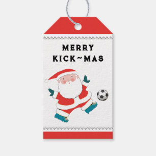 Fotboll Juletiketter Presentetikett