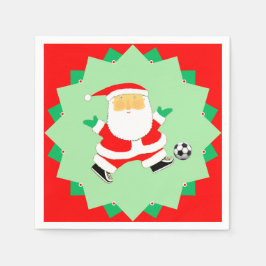 Fotboll Julfirande Julfest Pappersservett