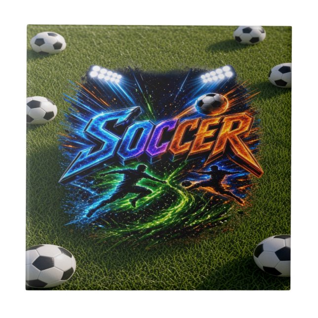 Fotboll Kakelplatta (Framsidan)