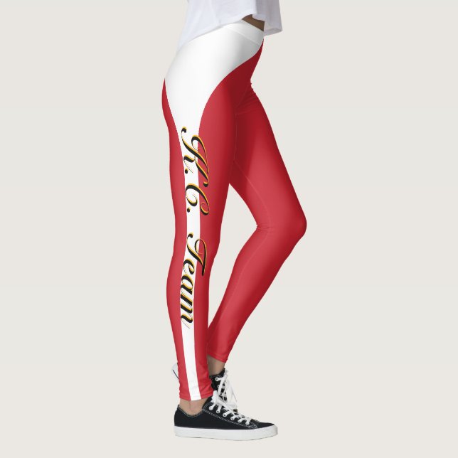 Fotboll - Kansas City - skräddarsy den - Yoga Leggings (Höger)