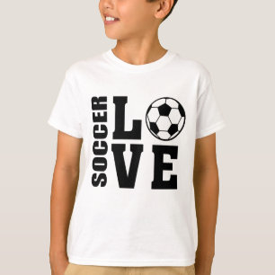 Fotboll Kärlek, fotboll T-shirt