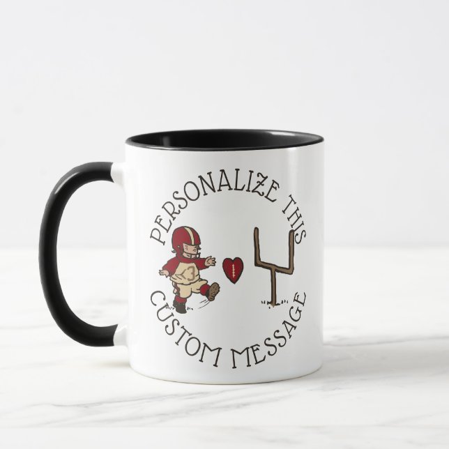 Fotboll Kick Heart Mugg (Vänster)