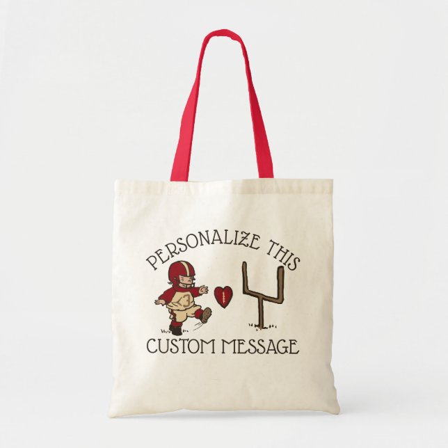 Fotboll Kick Heart Tygkasse (Framsidan)