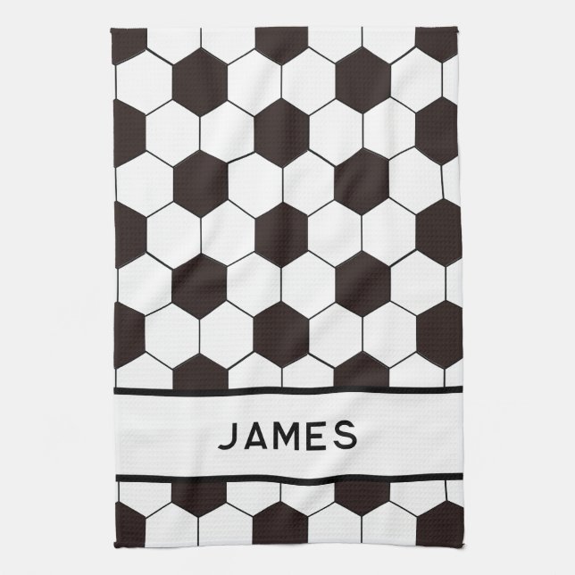 Fotboll Kids Fotboll Fotboll mönster Fotbollsår Kökshandduk (Vertikal)