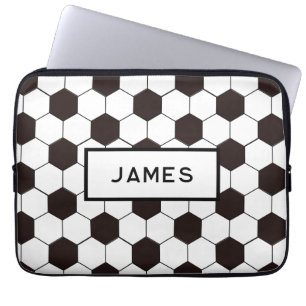 Fotboll Kids Fotboll Fotboll mönster Fotbollsår Laptop Fodral