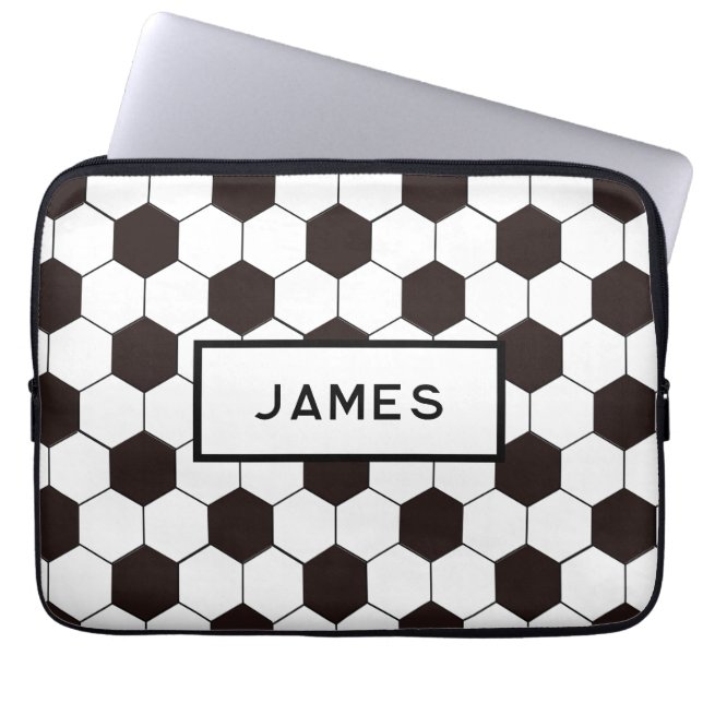 Fotboll Kids Fotboll Fotboll mönster Fotbollsår Laptop Fodral (Framsidan)