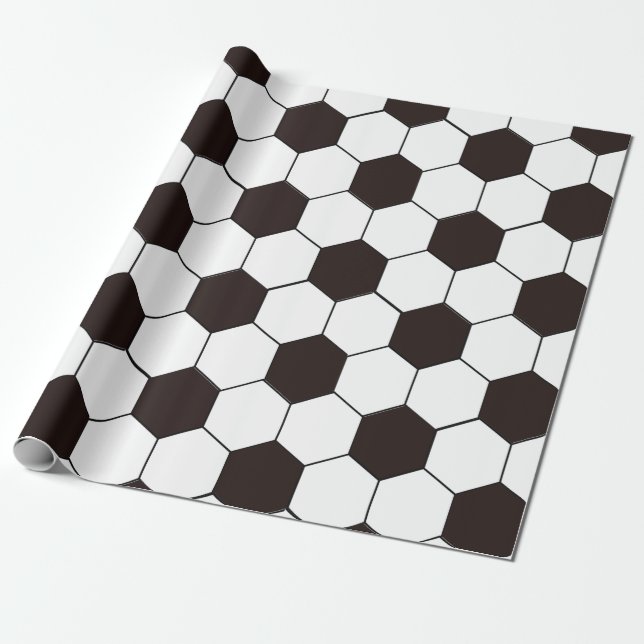 Fotboll Kids Fotboll Fotboll mönster Fotbollsår Presentpapper (Utrullad)