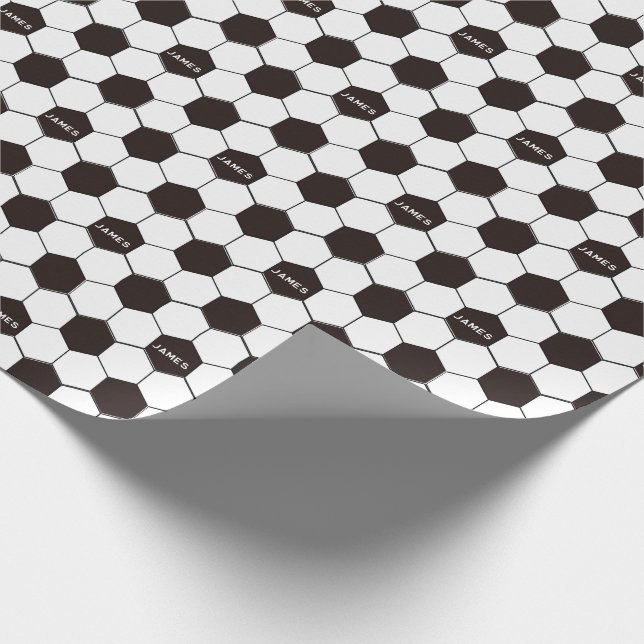 Fotboll Kids Fotboll Fotboll mönster Fotbollsår Presentpapper (Hörn)