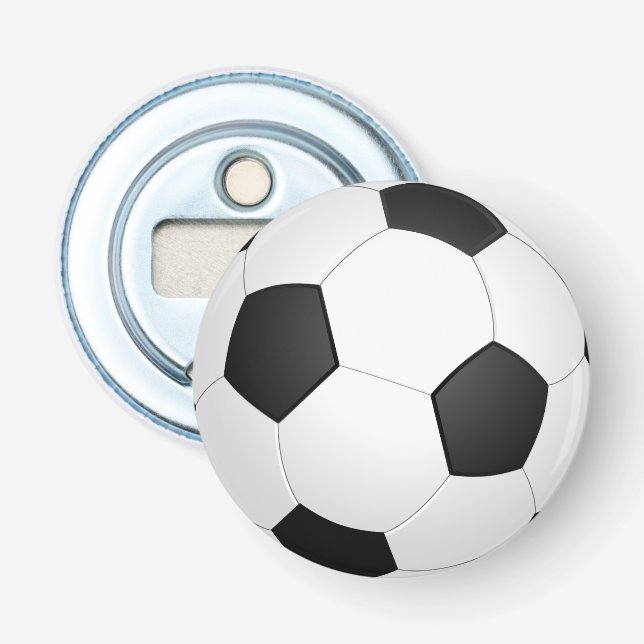 Fotboll knapp flasköppnare (Framsidan)