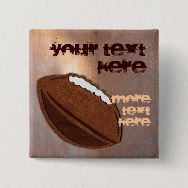 Fotboll knäppas knapp (Framsida)