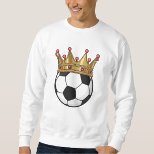 Fotboll Krona Kung Lång Ärmad Tröja