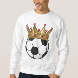 Fotboll Krona Kung Lång Ärmad Tröja