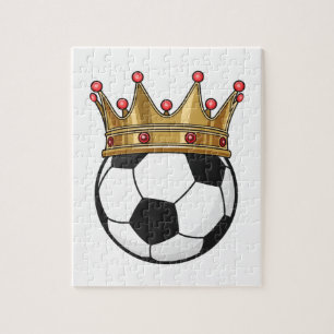Fotboll Krona Kung Pussel