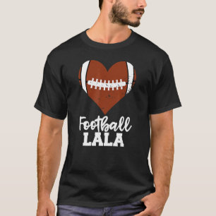 Fotboll La Football Heart Grandma La La La T Shirt