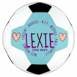 Fotboll LExie teal rosa