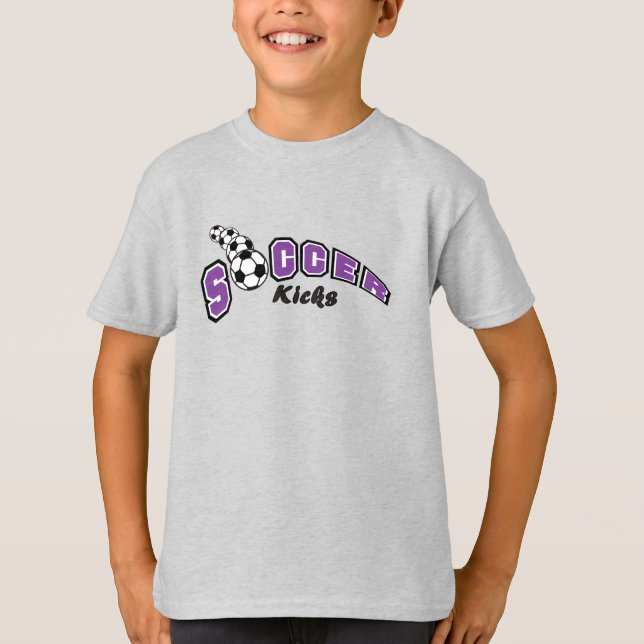Fotboll - Lila T Shirt (Framsida)