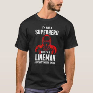 Fotboll Lineman Hero Offensiv Defensiv Player T Shirt