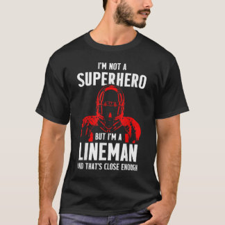 Fotboll Lineman Hero Offensiv Defensiv Player T Shirt