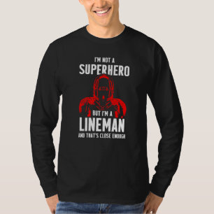 Fotboll Lineman Hero Offensiv Defensiv Player T Shirt
