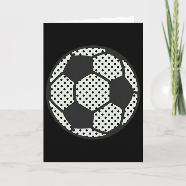 Fotboll Ll Dot Day Kreativ konst för skolans ungdo Kort (Framsida)