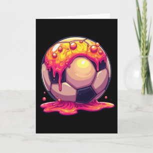 Fotboll Ll Röd Crème Drip Ungdom Drip Fotboll För Kort
