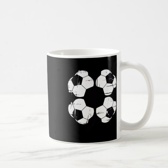 Fotboll Ll Shamrock Fyrklöver St Patricks Da Kaffemugg (Höger)