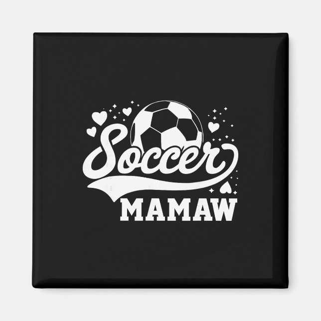 Fotboll Mamaw Fotboll Byll  Magnet (Framsidan)