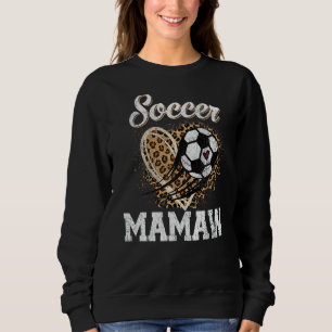 Fotboll Mamaw Leopard Boll Mors dag T Shirt