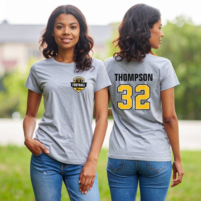 Fotboll Mamma Anpassningsbar Jersey Number och Nam T Shirt (Skapare uppladdad)