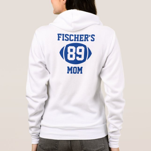 Fotboll Mamma Blue Tröja (Baksida)