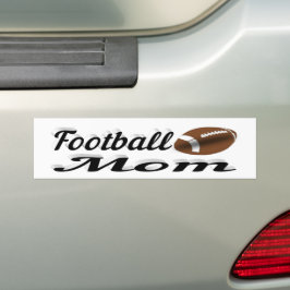 Fotboll Mamma Bumper Sticker Bildekal