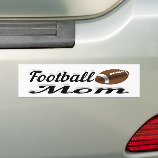 Fotboll Mamma Bumper Sticker Bildekal (På Bil)
