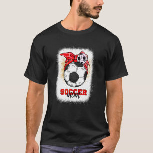 Fotboll Mamma Bun Boll Mors dag 2022 Fotboll Mamma T Shirt