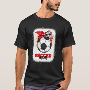 Fotboll Mamma Bun Boll Mors dag 2022 Fotboll Mamma T Shirt