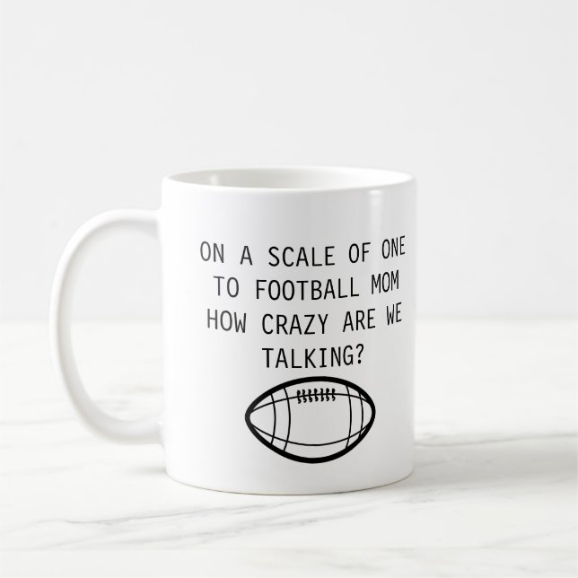 Fotboll Mamma | Funny Mug Kaffemugg (Vänster)
