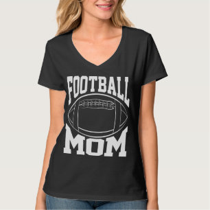 Fotboll Mamma i vitt med Player Namn och nummer T Shirt