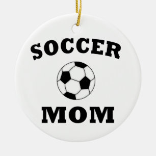 Fotboll Mamma Julgransprydnad Keramik