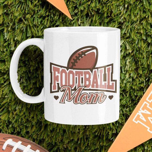 Fotboll Mamma Kaffemugg (Football Mom Coffee Mug)