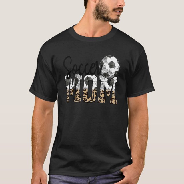 Fotboll Mamma Kärlek för att titta på min barnlek T Shirt (Framsida)