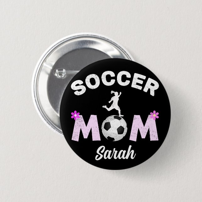 Fotboll Mamma Knapp (Framsida & baksida)